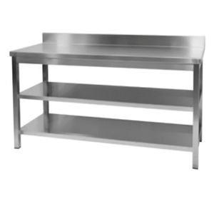 Table with 2 Under Shelves