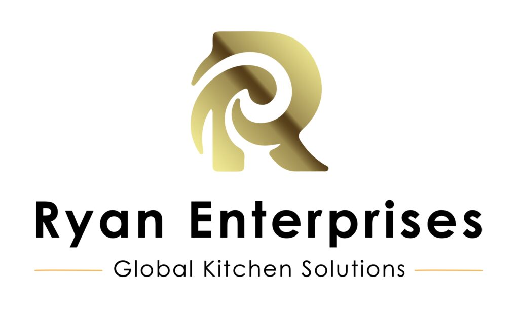 brand logo in golden and black color