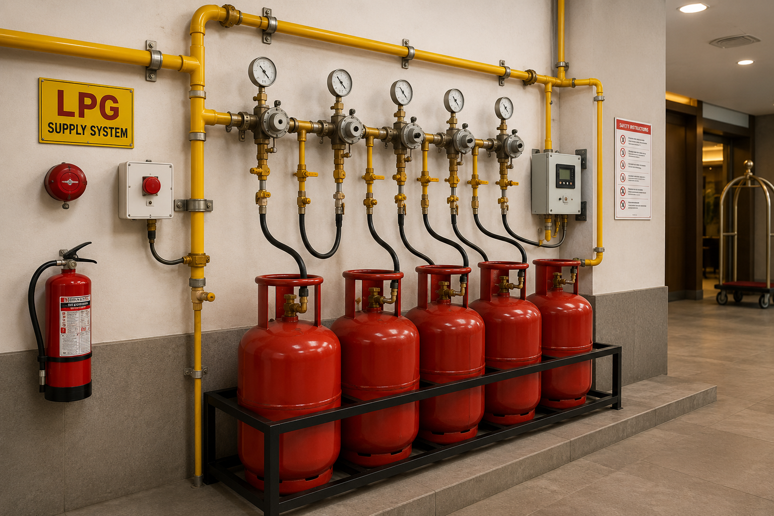 LPG Pipeline Setup Srinagar for Modern Kitchen Safety 