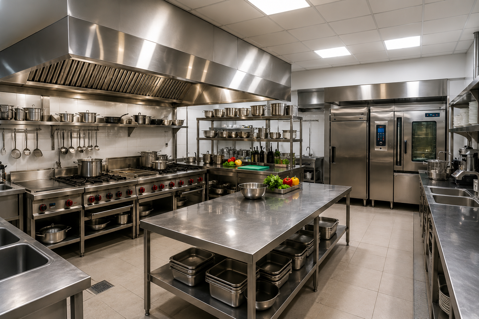 Commercial Kitchen Setup Faridabad for Hotels & Restaurants 